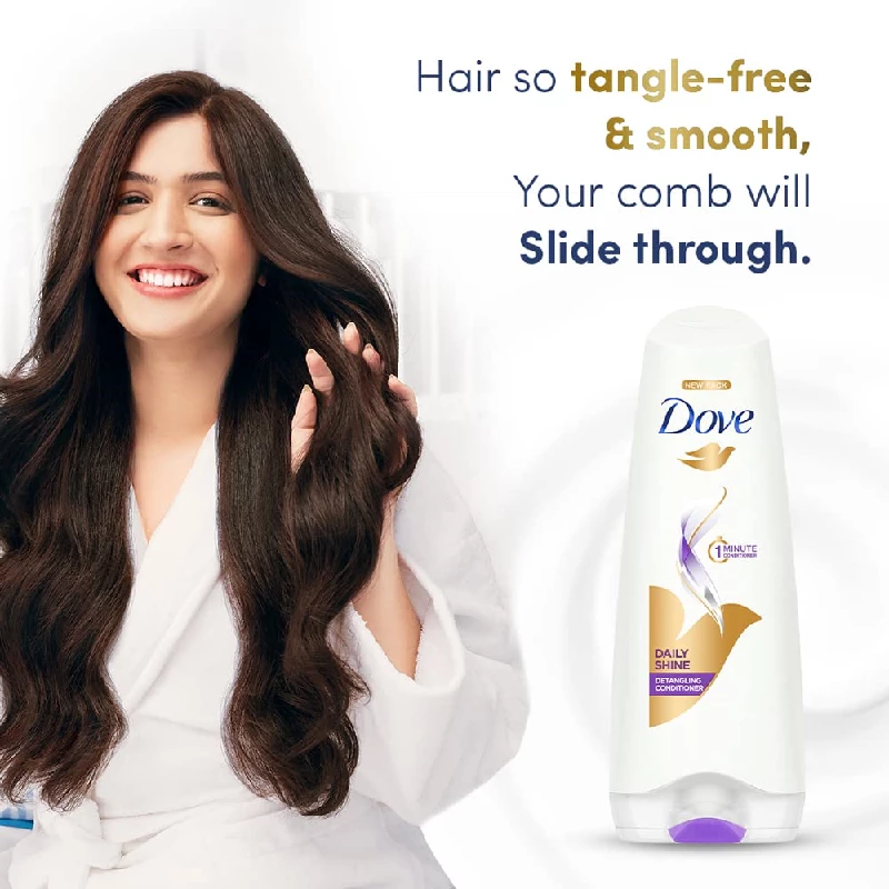 Dove Daily Shine Conditioner For All Hair Type, 335 ml-4.webp